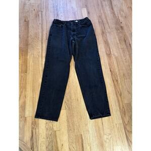 Men’s Vintage Eddie Bauer Jeans Black Denim Relaxed Fit , size 36 x 34